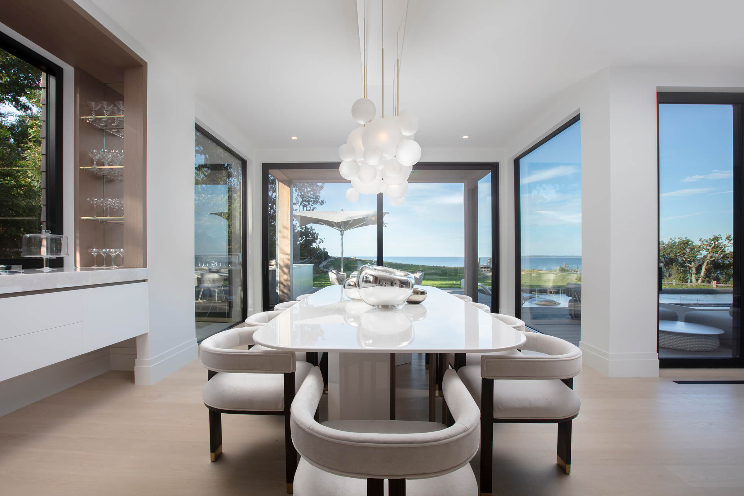 Best Dining Interior Design by Britto Charette Interior Designer, Miami Florida