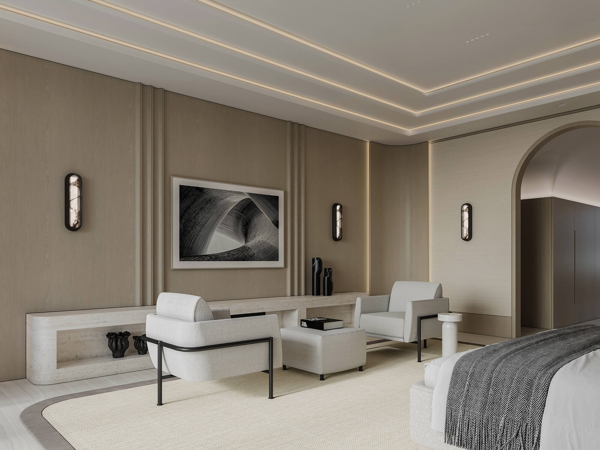 NAPLES VILLA OWNERS SUITE SEATING AREA