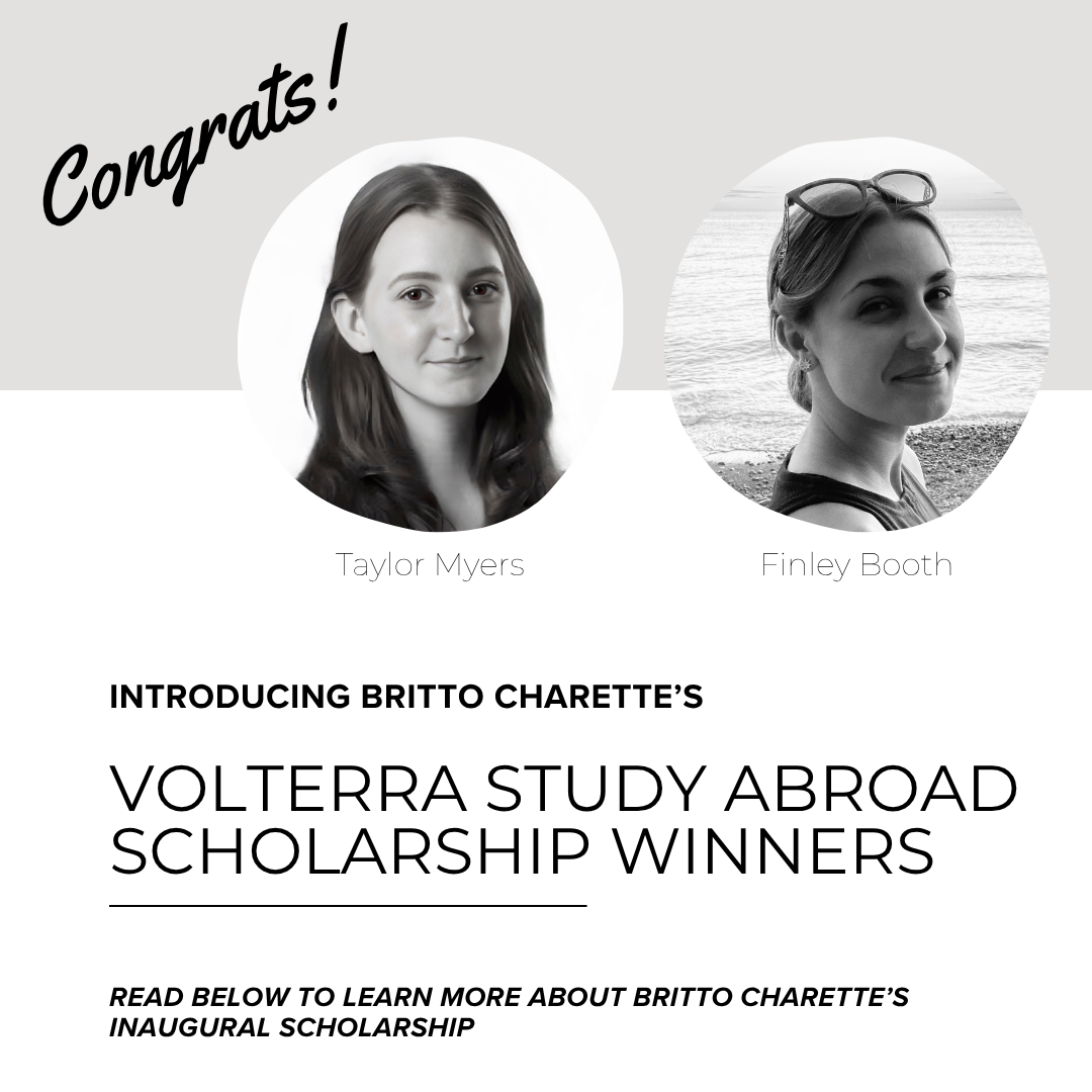 BRITTO CHARETTE ANNOUNCES SCHOLARSHIP RECIPIENTS