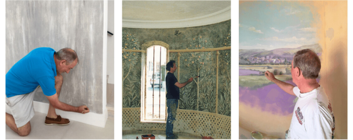 GRAHAME MENAGE SHARES TIMELESS CRAFT OF MURAL PAINTING GRAHAME MENAGE SHARES TIMELESS CRAFT OF MURAL PAINTING